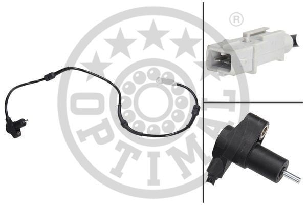 ABS DEVİR SENSÖRÜ ARKA PEUGEOT P406 95>04