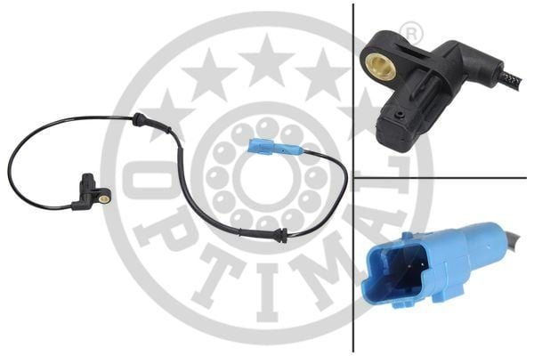 ABS DEVİR SENSÖRÜ ÖN PEUGEOT P206 98>13