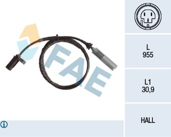 ABS SENSORU ARKA BMW E81 E82 E87 E88 E90 E91 E92 E93