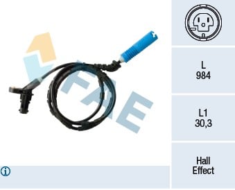 ABS SENSORU ARKA BMW M57 M54 B30 E46