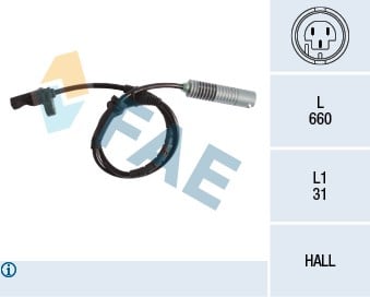 ABS SENSORU ON BMW E81 E82 E87 E88 E90 E91 E92 E93
