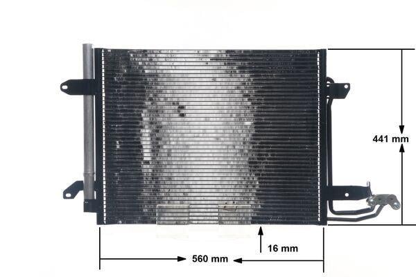 A/C-Kondensator VW CADDY III / TOURAN