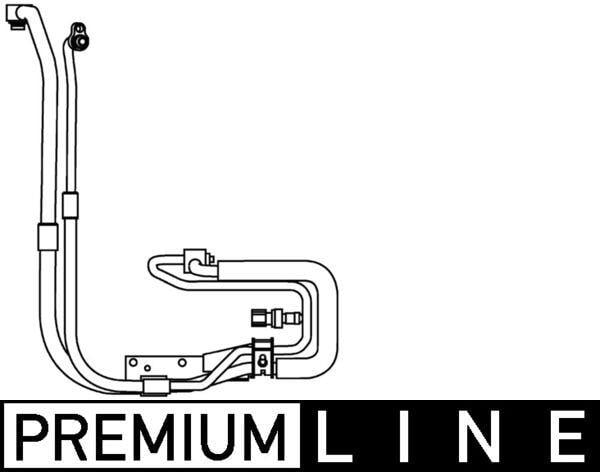A/C-Schlauchgruppe FORD TRANSIT VI - rear AC
