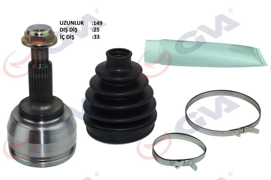 AKS KAFASI DIŞ ÖN MEGANE 3-FLUENCE 1.5 DCİ 6/5 VİTES 09- 25x33x52.7 148mm