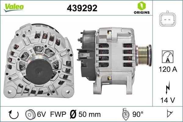 ALTERNATÖR 120A LGN II-TRAFIC II-MASTER II 1.9DCI-VIVARO II 2.0 16V-1.9-MOVANO 1.9-2.2-2.5 01 >