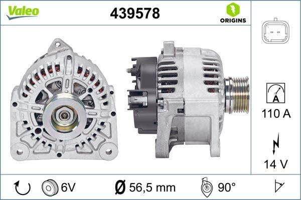 ALTERNATÖR 12V 110A MGN II-SCENIC II 03 > LOGAN 07 > DUSTER 10 > 1.6-1.6 16V