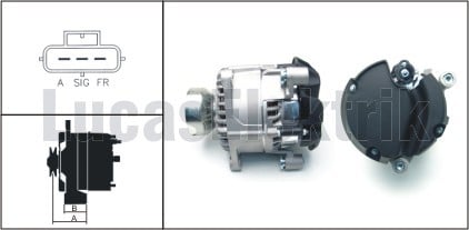 ALTERNATOR 12V 120A FOCUS 1.8TDDI 98>05 CONNECT 1.8TDCI 02>13 SAFTLI TIP-CANAKLI