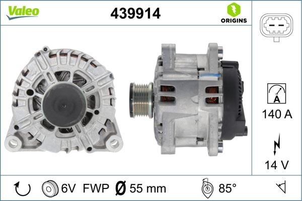 ALTERNATÖR 140A 14V FORD MONDEO IV 07>14 2.0 TDCI LAND ROVER FREELANDER 2 L359 LR2 2.2 06>12