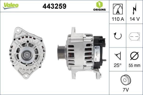 ALTERNATÖR 14V 110A FIAT DUCATO 01> IVECO DAILY 01> 2.3JTD