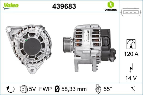 ALTERNATÖR 14V 120Ah HYUNDAI İ30-KIA CEED-VENGA 1.6 CRDİ 08 > 1.6L-U