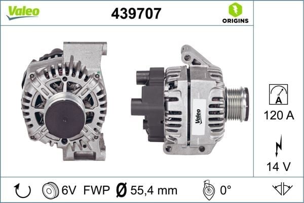 ALTERNATÖR 14V 120amp ASTRA H-COMBO C-CORSA C-MERIVA A-TIGRA-PUNTO-FIORINO-EGEA 1.3 DTH-MTJ