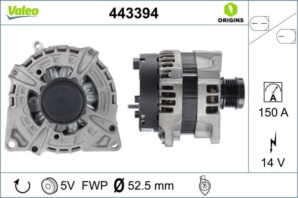 ALTERNATOR 14V 150A MERCEDES W176 W246 C117 X156
