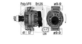 ALTERNATOR 14V 90A MERCEDES SPRINTER 906 06>09