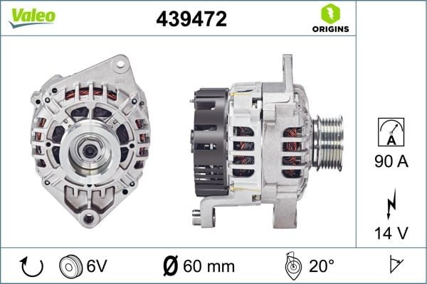 ALTERNATÖR 14V 90AH DUCATO 2.3-2.8 JTD-JUMPER 2.8 HDİ 02-06 F28TDCR KLİMASIZ