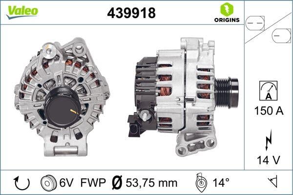 ALTERNATÖR 150A 14V VOLVO S60 II 10>15 T3-T4 S80 II 10>14 T4 V60 I 10>15 T3-T4 V70 III 10>15 T4
