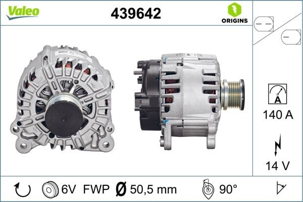 ALTERNATÖR AUDI A5 TD TG14C020