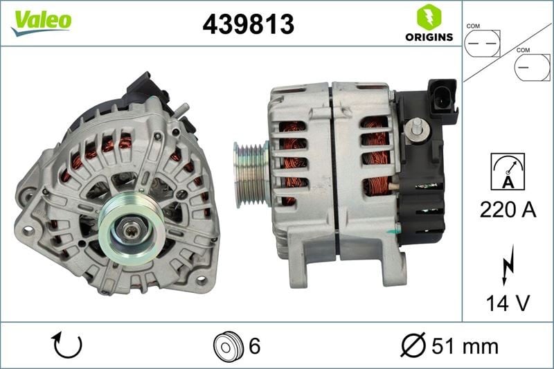 ALTERNATÖR DAIMLER A0009063705-A0009062922-A000906370580