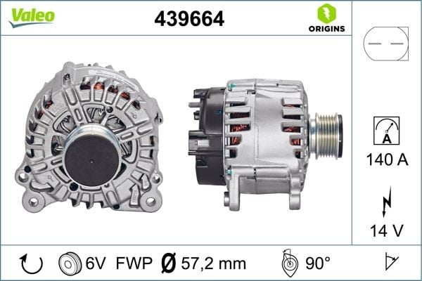 ALTERNATÖR FORD GALAXY/ VW SHARAN/SEAT ALHAMBRA /JEEP COMPASS /DODGE CALIBER
