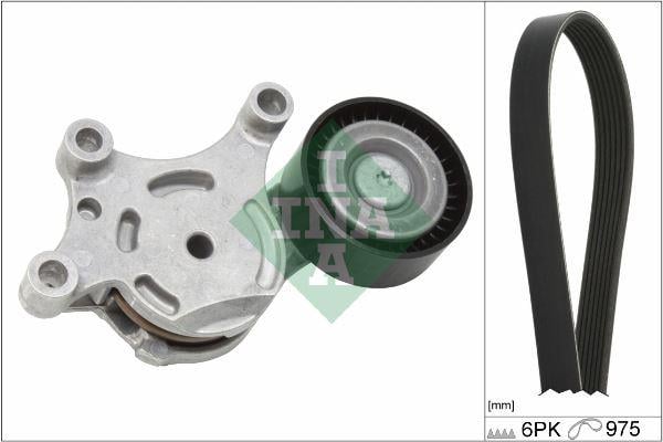 ALTERNATÖR GERGİ KİTİ 6PK975 P207-P308-P3008-P5008-PARTNER-BERLINGO-C3-C4-C5-DS3-DS4 1.4-1.6 HDI
