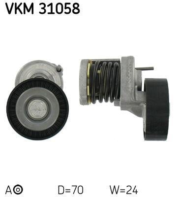 ALTERNATÖR GERGİ KİTİ KÜTÜKLÜ CADDY III 10>GOLF V-VI 07>PASSAT 05>1.6-2.0 TDİ 534016410