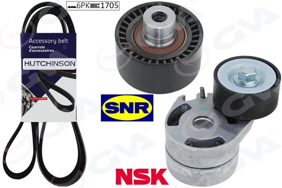 ALTERNATÖR GERGİ KİTİ KÜTÜKLÜ P206-XSARA 1.4HDİ-P407-BERLINGO-C5- 1.6 HDİ KLİMALI K026PK1708