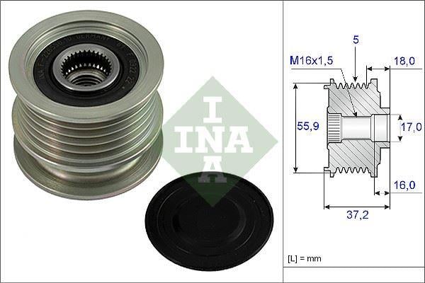 ALTERNATÖR GERGİ RULMANI ALTERNATÖR KASNAĞI POLO-FELICIA-IBIZA 1.7 SDI - 1.9 D AEF-AKU