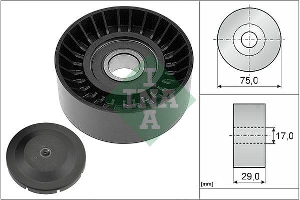 ALTERNATÖR GERGİ RULMANI CRAFTER 2.5 TDI 06 > BJK-BJM KANALSIZ 75mm