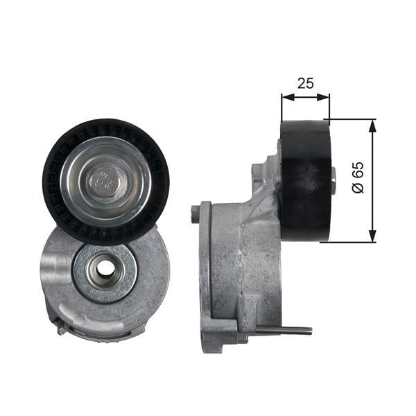 ALTERNATÖR GERGİ RULMANI KÜTÜKLÜ ZAFIRA-VIVARO C-P3008-P308-P5008-P508-P407-EXPERT-C4-C5-C8-DS4- DS5-JUMPY-P508-P407 2.0 HDI 165-2.0 HDI 06> MONDEO IV 07>14 KUGA I 07>14 S-MAX 07>14 2.0 TDCI