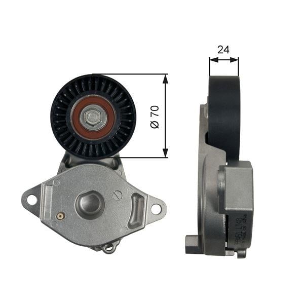 ALTERNATÖR GERGİ RULMANI YARIS-AURIS-COROLLA 1.3 VVTİ 09 >