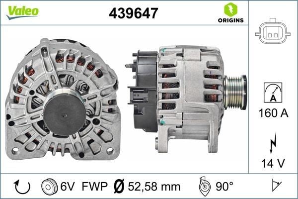 ALTERNATÖR LGN III-MGN III-SCENIC III 2.0 16V M4R.7.04 KLİMALI