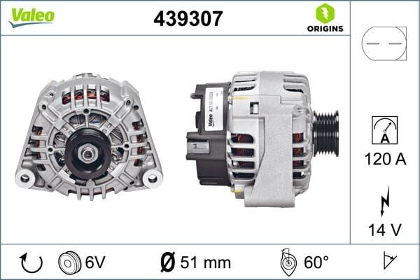 ALTERNATÖR MERCEDES 0280-111542702-A011154270280-A0111546202-A0131548002-11154620280-131548002-111546202