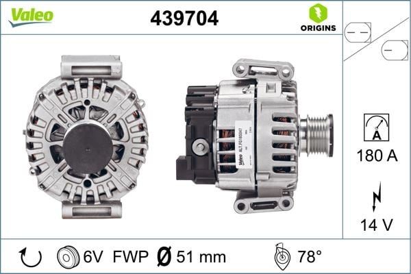 ALTERNATÖR MERCEDES E OM651 MOT.
