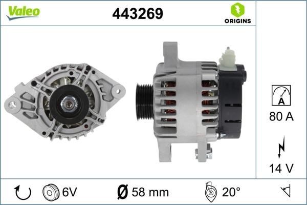 ALTERNATÖR PEUGEOT 107-CITROEN C1
