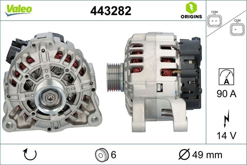 ALTERNATÖR PEUGEOT 207-CITROEN C3 I II
