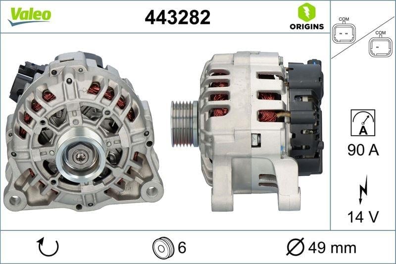 ALTERNATÖR PEUGEOT 207-CITROEN C3 I II