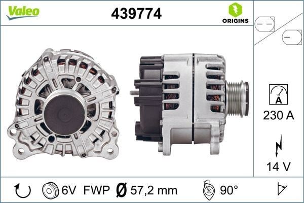 ALTERNATÖR Porsche Cayenne 3.0D 13-14