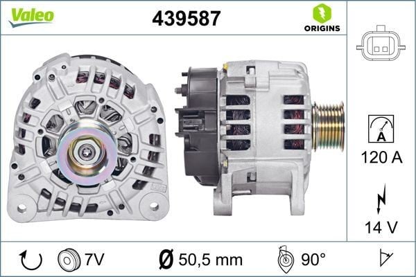 ALTERNATÖR RENAULT MEGANE II 02> CLIO SYMBOL I 02> KANGOO 01> SYMBOL II 08> DACIA SANDERO 08> LOGAN 06> 1.5dCi