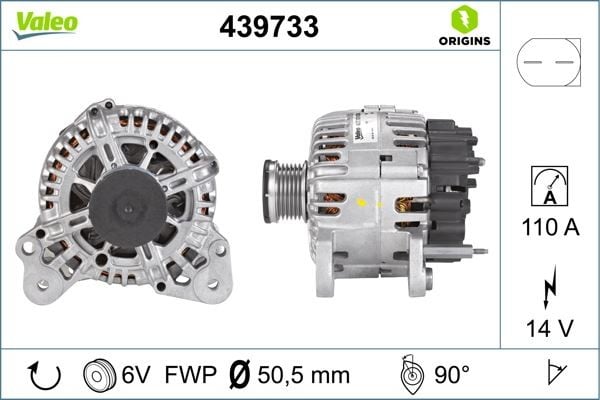 ALTERNATÖR VAG 1.2TSI EA111 motor