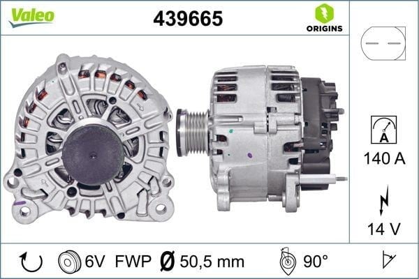 ALTERNATÖR VW GOLF 1.4TSI TG14C027 ALTERNATÖR BİNEK