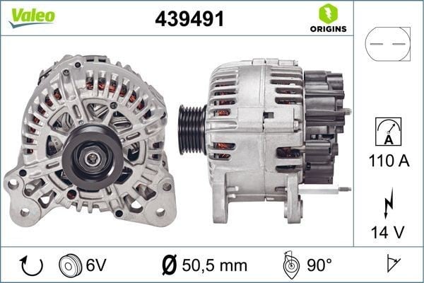 ALTERNATÖR VW TOURAN-AUDI A3-GOLF V-SEAT LEON-SKODA OCTAVIA YEDEK PARÇA BİNEK