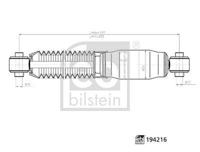 AMORTİSÖR ARKA AKS CİTROEN