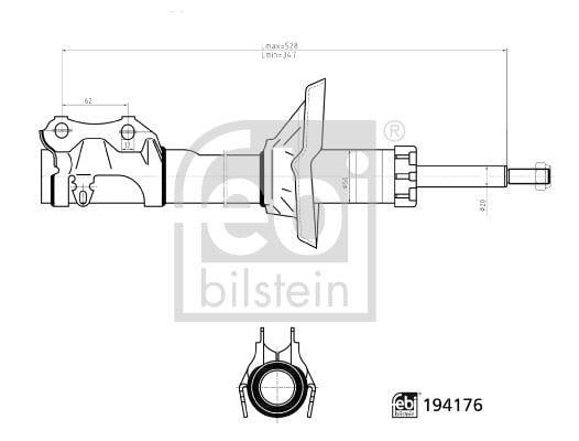 AMORTİSÖR ÖN AKS SEAT-VW