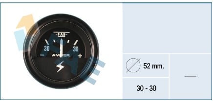 AMPERMETRE 30 X 30