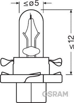 AMPUL 12V 1.5W PLS SOKETLI GOSTERGE - BEJ -