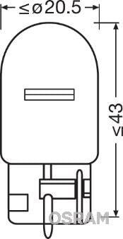 AMPUL 12V 93 SINYAL 21W DİPSİZ TEK FLAMA -SARI-