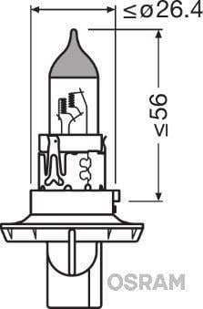 AMPUL 12V H13 9008 60/55W ÇİFT TELLİ FAR VE SİS