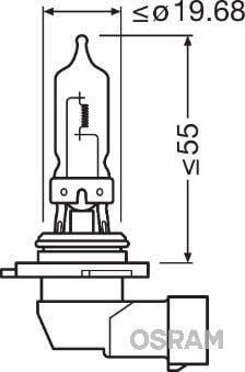 AMPUL 12V HB3 60W 9005 NIGHT BREAKER LASER 150 GÜÇLÜ 20 BEYAZ IŞIK
