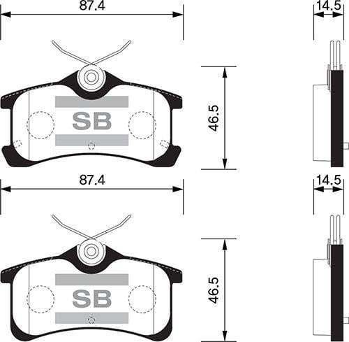 ARKA BALATA AVENSIS 1.8 VVTI-2.0 VVTI 01-03