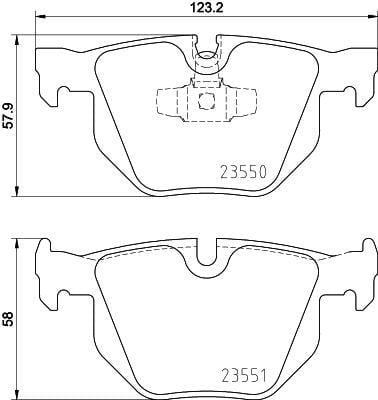 ARKA BALATA BMW E90 E91 05 >09 > E92 06 >10 > E93 07 >10 > E84 X1 09 >