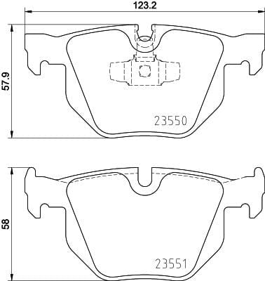ARKA BALATA BMW E90 E91 05 >09 > E92 06 >10 > E93 07 >10 > E84 X1 09 >